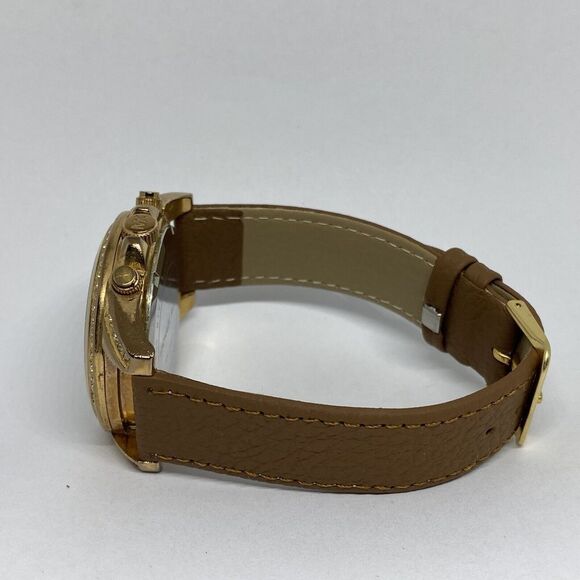 Michael Kors Blair MK5943 Women's Brown Leather Analog Dial Quartz Watch EY307 - Picture 9 of 12